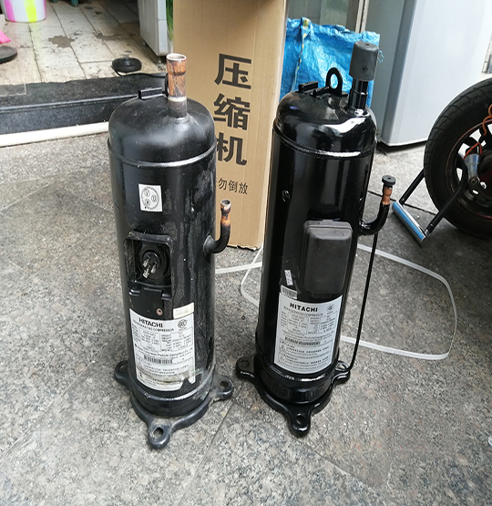 裕安中央空调压缩机的更换维修